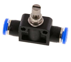 Silenciador de control de flujo Recto 3,97 mm (5/32 pulgadas) Latón/PBT
