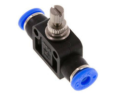 Silenciador de control de flujo Recto 3,97 mm (5/32 pulgadas) Latón/PBT