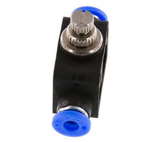 Silenciador de control de flujo recto 4,76 mm (3/16 pulgadas) de latón/PBT
