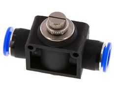 Silenciador de control de flujo recto de 1/2 pulgada (12,7 mm) de latón/PBT