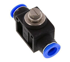 Silenciador de control de flujo recto de 1/2 pulgada (12,7 mm) de latón/PBT