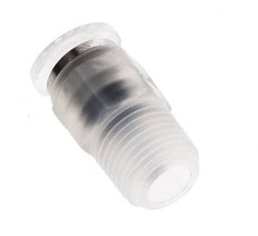 Racor de 4mm x R1 8'' con rosca macho PA/POM NBR