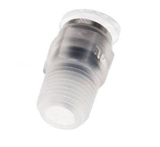 Racor de 4mm x R1 8'' con rosca macho PA/POM NBR