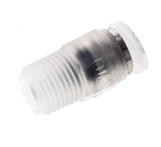Racor de 4mm x R1 8'' con rosca macho PA/POM NBR