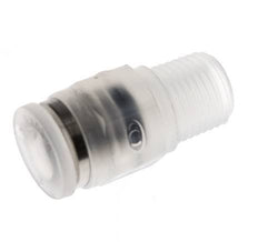 Racor de 6mm x R1 8'' con rosca macho PA/POM NBR