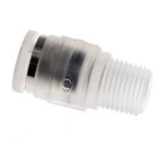 Racor de 6mm x R1 8'' con rosca macho PA/POM NBR