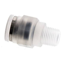 Racor de 8mm x R1 8'' con rosca macho PA/POM NBR