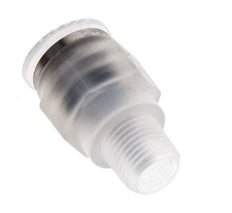 Racor de 8mm x R1 8'' con rosca macho PA/POM NBR