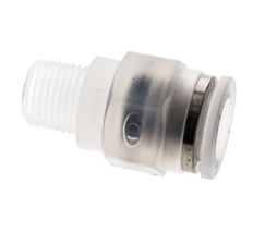Racor de 8mm x R1 8'' con rosca macho PA/POM NBR