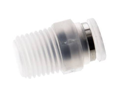 Racor de 6mm x R1 4'' con rosca macho PA/POM NBR