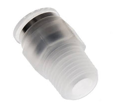 Racor de 8mm x R1 4'' con rosca macho PA/POM NBR