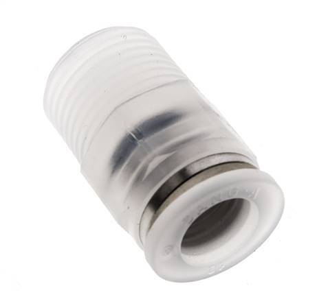 Racor de 10mm x R3/8'' con rosca macho Latón FKM