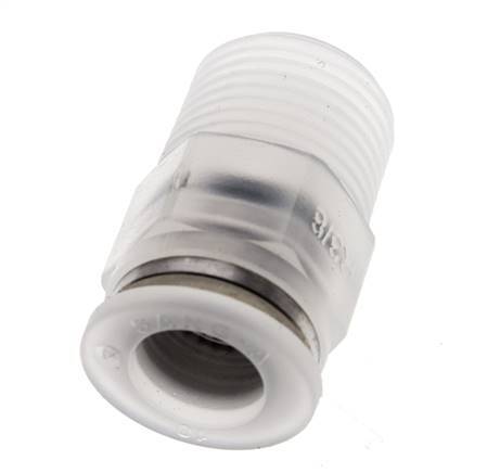 Racor de 10mm x R3/8'' con rosca macho Latón FKM