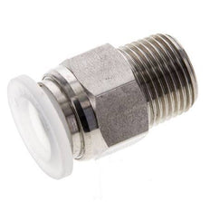 Racor de 12mm x R3/8'' con rosca macho Acero inoxidable/PA EPDM/PTFE