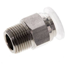 Racor de 12mm x R3/8'' con rosca macho Acero inoxidable/PA EPDM/PTFE