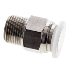Racor de 12mm x R3/8'' con rosca macho Acero inoxidable/PA EPDM/PTFE