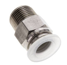 Racor de 12mm x R3/8'' con rosca macho Acero inoxidable/PA EPDM/PTFE