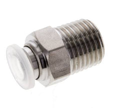 Racor de 12mm x R1/2'' con rosca macho Acero inoxidable/PA EPDM/PTFE