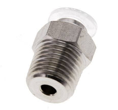 Racor de 12mm x R1/2'' con rosca macho Acero inoxidable/PA EPDM/PTFE