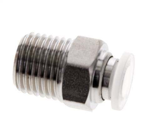 Racor de 12mm x R1/2'' con rosca macho Acero inoxidable/PA EPDM/PTFE