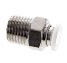 Racor de 12mm x R1/2'' con rosca macho Acero inoxidable/PA EPDM/PTFE