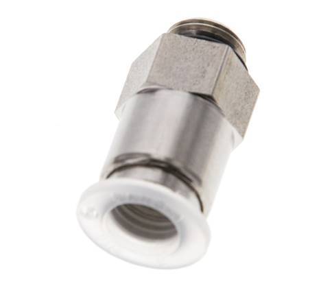 Racor de 8mm x G1/8'' con rosca macho PA/Acero inoxidable EPDM