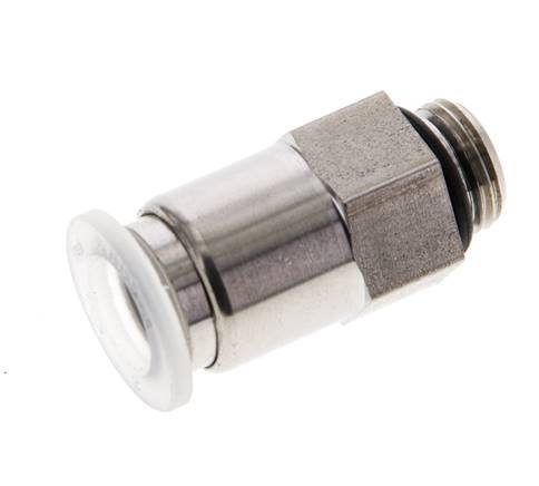 Racor de 8mm x G1/8'' con rosca macho PA/Acero inoxidable EPDM