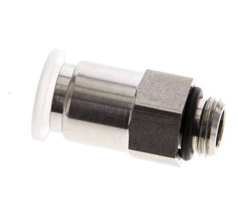 Racor de 8mm x G1/8'' con rosca macho PA/Acero inoxidable EPDM