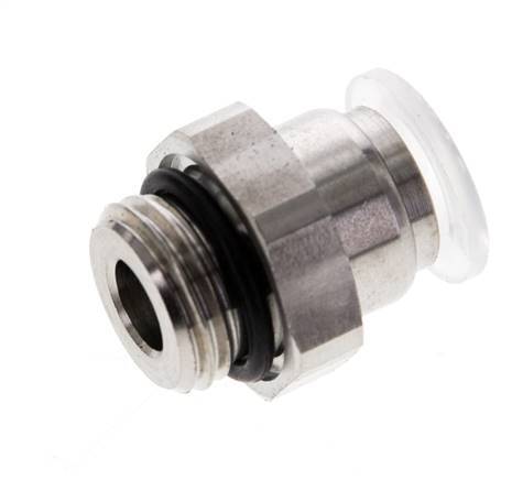 Racor de 8mm x G1/4'' con rosca macho PA/Acero inoxidable EPDM
