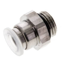 Racor de 8mm x G1/4'' con rosca macho PA/Acero inoxidable EPDM