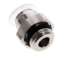 Racor de 8mm x G1/4'' con rosca macho PA/Acero inoxidable EPDM