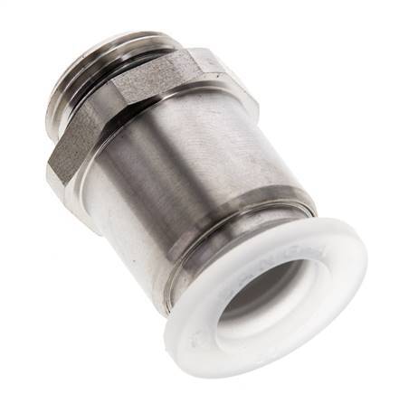 Racor de 12mm x G3/8'' con rosca macho PA/Acero inoxidable EPDM