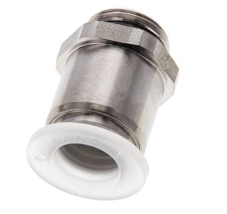 Racor de 12mm x G3/8'' con rosca macho PA/Acero inoxidable EPDM