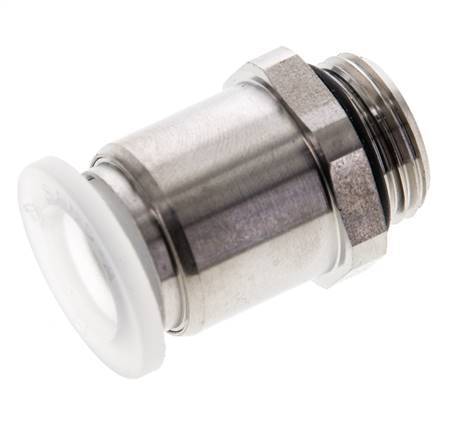Racor de 12mm x G3/8'' con rosca macho PA/Acero inoxidable EPDM