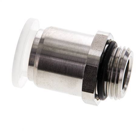 Racor de 12mm x G3/8'' con rosca macho PA/Acero inoxidable EPDM