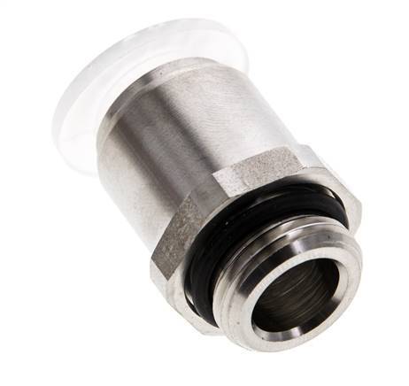 Racor de 12mm x G3/8'' con rosca macho PA/Acero inoxidable EPDM