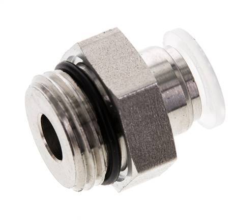 Racor de 10mm x G1/2'' con rosca macho PA/Acero inoxidable EPDM