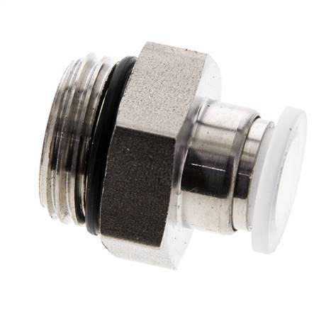 Racor de 10mm x G1/2'' con rosca macho PA/Acero inoxidable EPDM