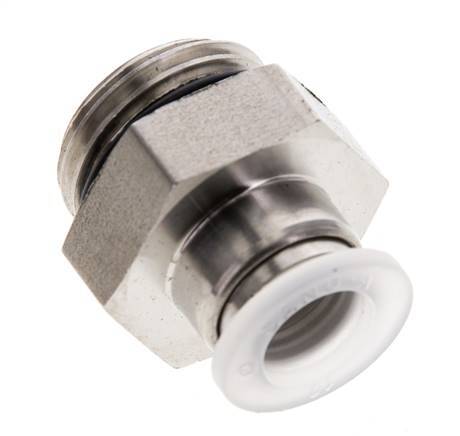 Racor de 10mm x G1/2'' con rosca macho PA/Acero inoxidable EPDM