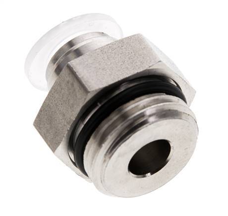Racor de 10mm x G1/2'' con rosca macho PA/Acero inoxidable EPDM