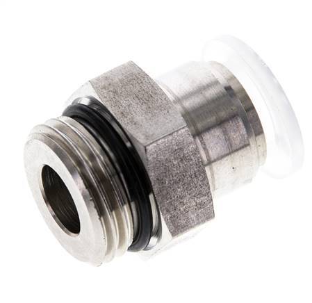 Racor de 12mm x G1/2'' con rosca macho PA/Acero inoxidable EPDM
