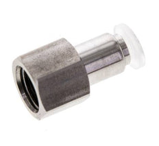 Racor de 4mm x G1/8'' con rosca hembra Acero inoxidable/PA EPDM/PTFE