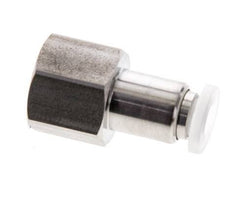 Racor de 4mm x G1/8'' con rosca hembra Acero inoxidable/PA EPDM/PTFE
