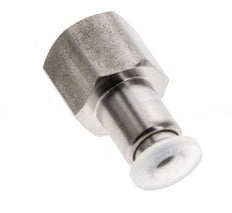 Racor de 4mm x G1/8'' con rosca hembra Acero inoxidable/PA EPDM/PTFE