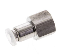 Racor de 4mm x G1/8'' con rosca hembra Acero inoxidable/PA EPDM/PTFE