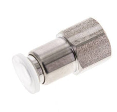 Racor de 6mm x G1/8'' con rosca hembra Acero inoxidable/PA EPDM/PTFE