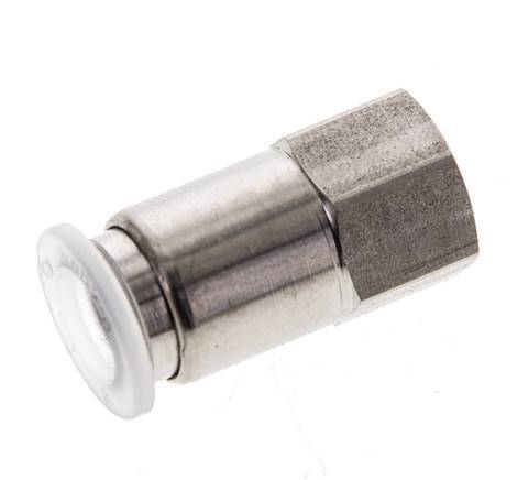 Racor de 8mm x G1/8'' con rosca hembra Acero inoxidable/PA EPDM/PTFE
