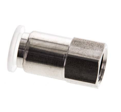 Racor de 8mm x G1/8'' con rosca hembra Acero inoxidable/PA EPDM/PTFE