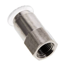 Racor de 8mm x G1/8'' con rosca hembra Acero inoxidable/PA EPDM/PTFE