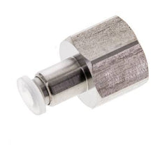 Racor de 4mm x G1/4'' con rosca hembra Acero inoxidable/PA EPDM/PTFE